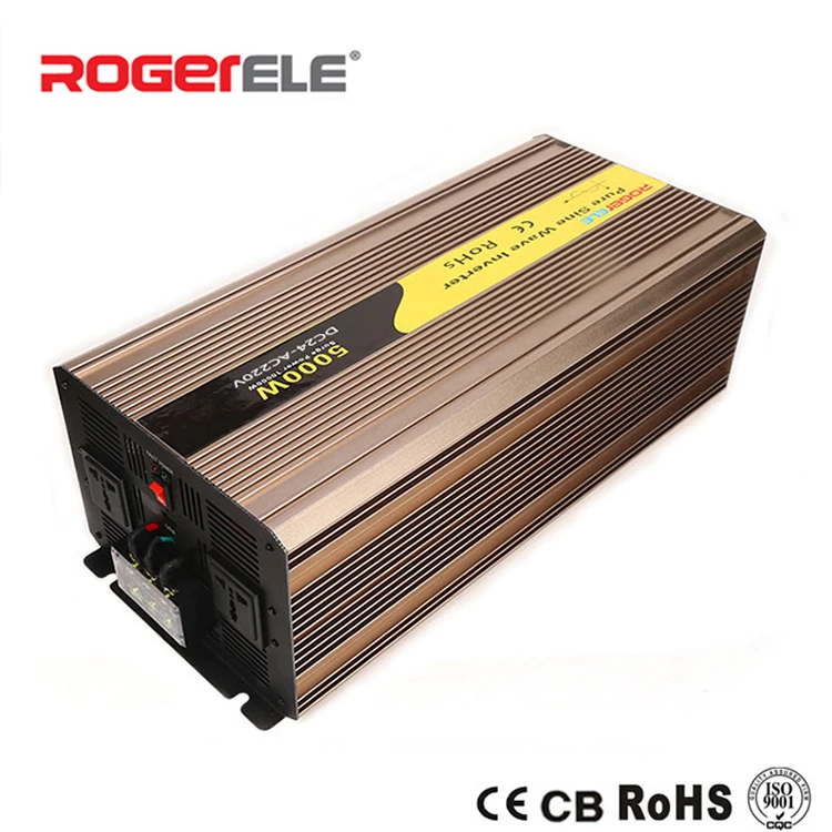 5000 Вт 12VDC/24VDC к 110VAC/220VAC Солнечный Инвертор чистой синусоидальной волны|Инверторы и