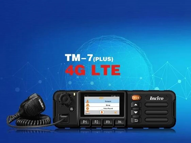 

4G car radio station wireless communication compatible with Bluetooth GPS positioning mobile car transceiver