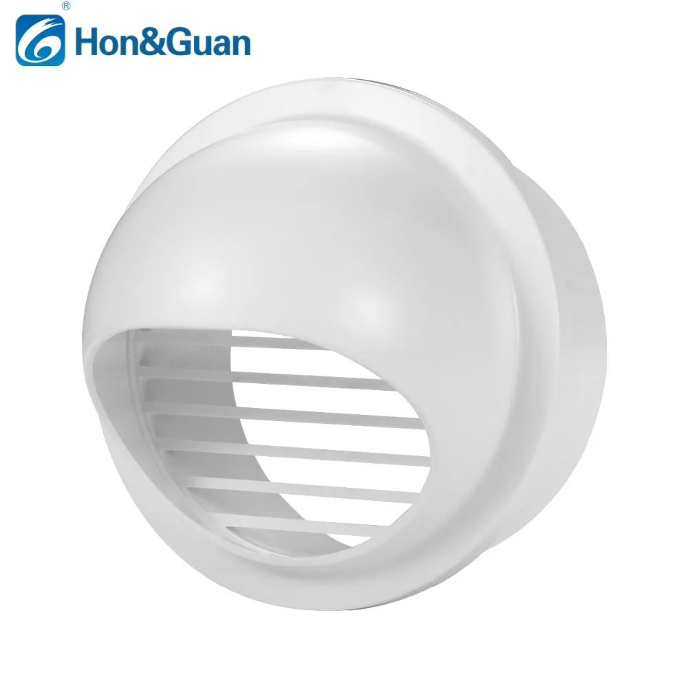 4/6inch ABS Round Wall Air Vent Ducting Ventilation Exhaust Grille Cover Outlet Heating Cooling & Vents Vents Household Supplies