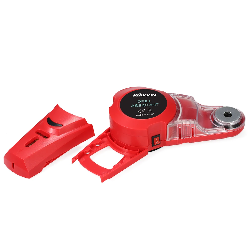 

KKmoon Mini Multi-function Drill Dust Collector Tool DIY Punch Locator with Horizontal and Vertical Lines Laser Level