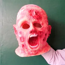Free shipping font b Halloween b font Cosplay Scary Bloody Zombie font b mask b font