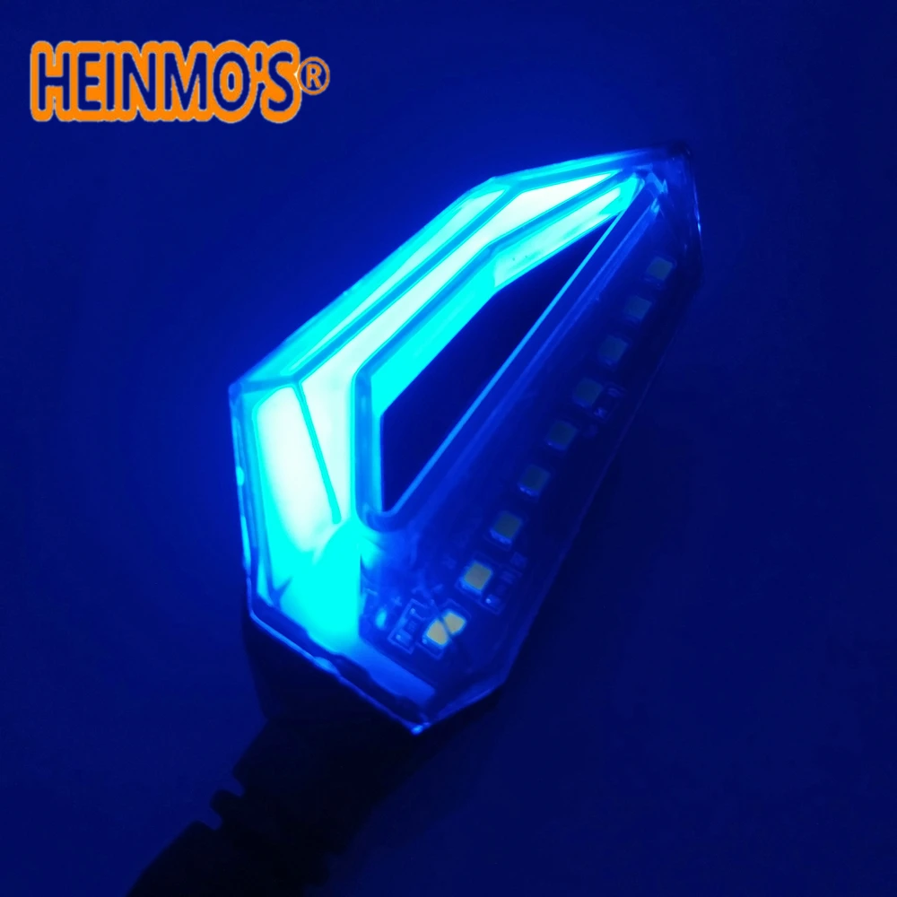 Pitbike Dirt Pit Bike LED Turn Signals Motorcycle DRL Light Indicator Motorbike Turning Flashing Signal lamp Flasher LED Blinker (8)