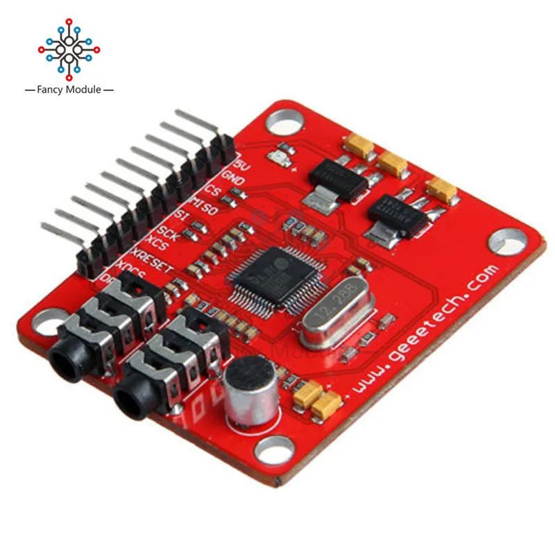 VS1053 VS1053B MP3 модуль для Arduino UNO Breakout плата с слотом для sd-карты VS1053B Ogg Запись в реальном времени для Arduino UNO