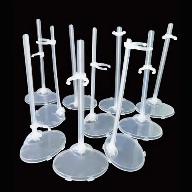 1/6/12 Pcs Display Holder High Quality Toy Model Accessories Translucence Doll Stands Figure For Doll 1/6 Kids Gifts