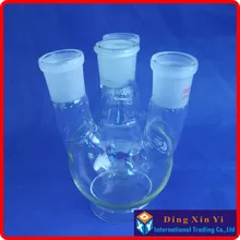 Фляга с круглым дном, 250 мл 24/29 фляга с круглым дном с четырьмя шеями, короткая Шейная стандартная полость рта