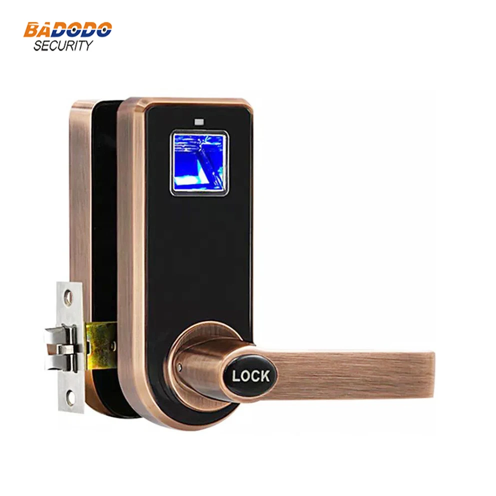 

Intelligent Fingerprint Lock Electric biometric fingerprint Door Lock for indoor home wooden door use with mechanical key
