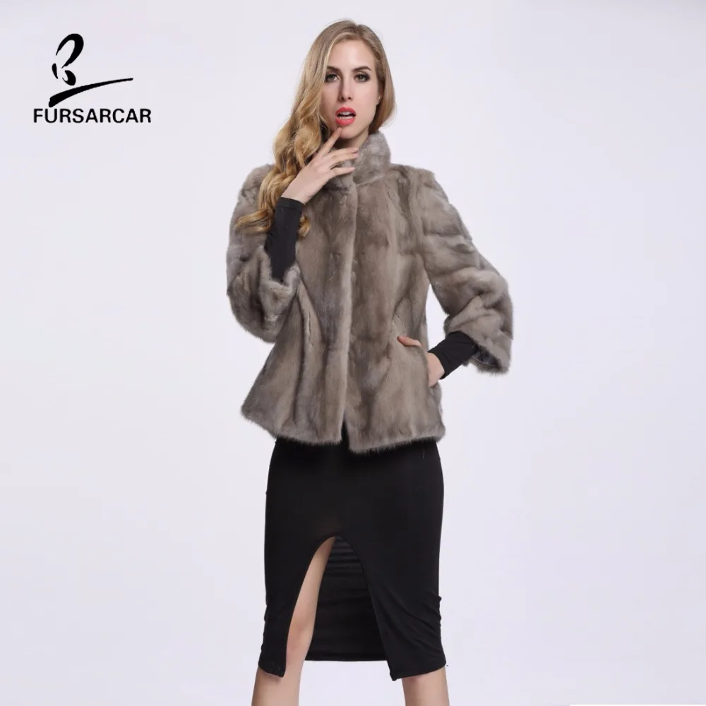 Piel Invierno Fursarcar Pelt Mujeres Visón As De Bf Abrigo Manga ... Piel Invierno Fursarcar Pelt Mujeres Visón As De Bf Abrigo Manga ...