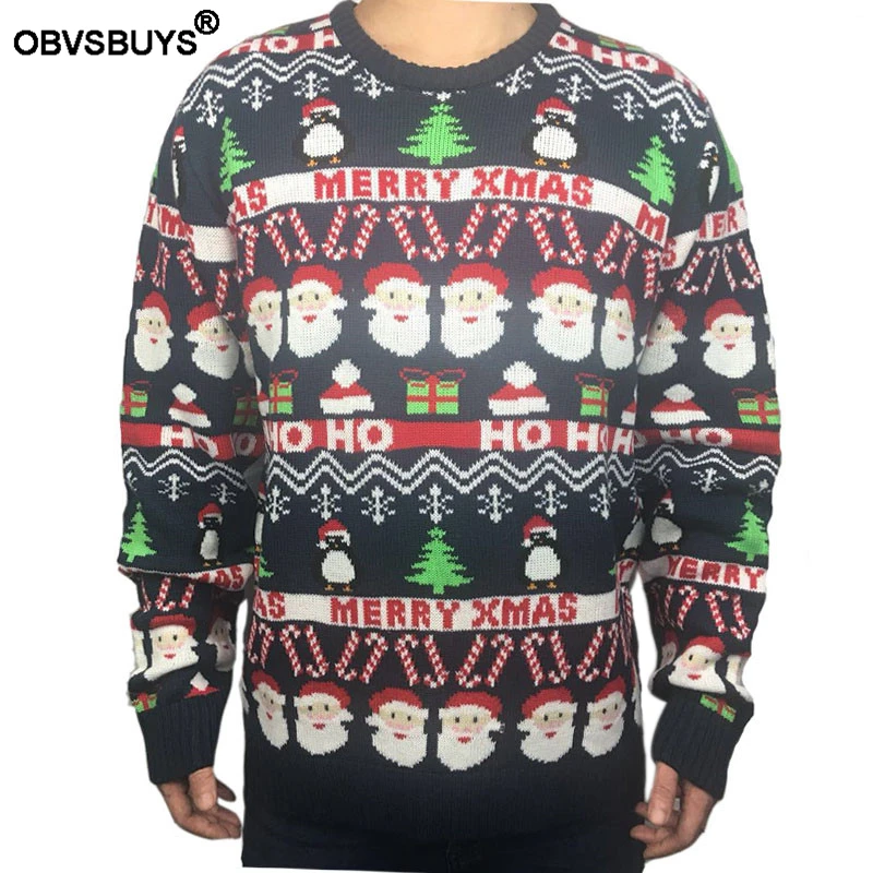 Funny Knit Ugly Christmas Sweater for Men Cute Christmas Party Knitted Men's Ugly Christmas Sweaters Plus Size Funny Knit Ugly Christmas Sweater for Men Cute Christmas Party Knitted Men's Ugly Christmas Sweaters Plus Size