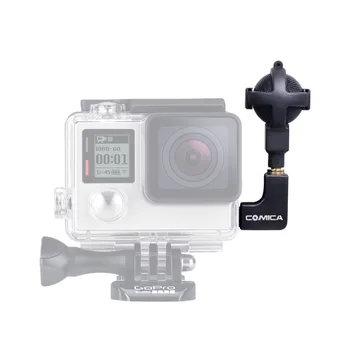 

Professional COMICA Ball-shaped Stereo Video Microphone Mini Direction Interview Microphone for GoPro Hero 3, 3+, 4 Cameras