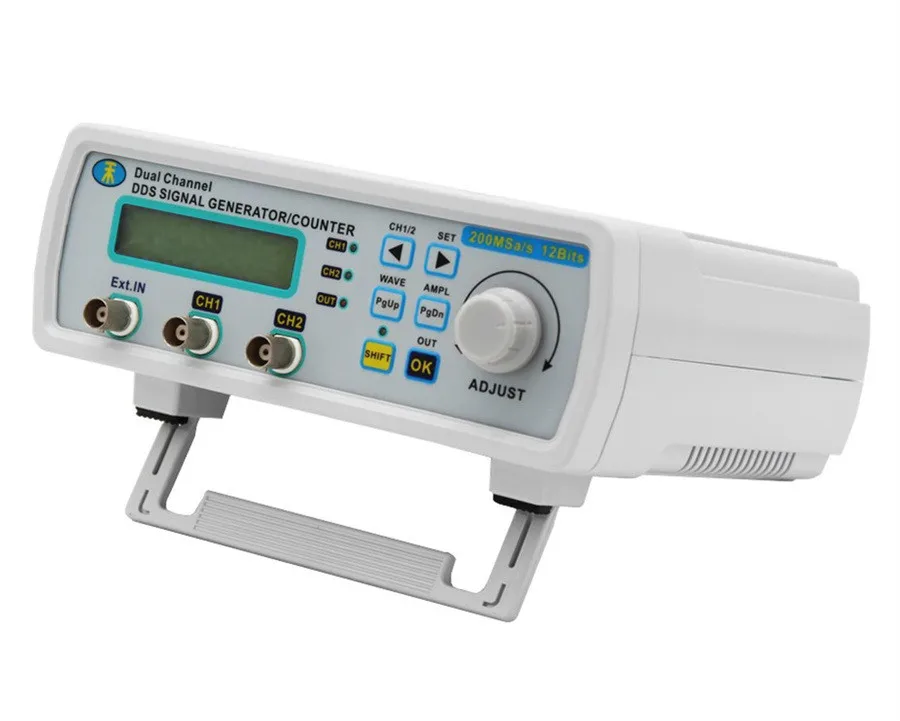 

MHS-5200A dual channel full numerical control arbitrary wave function signal generator DDS signal source frequency meter