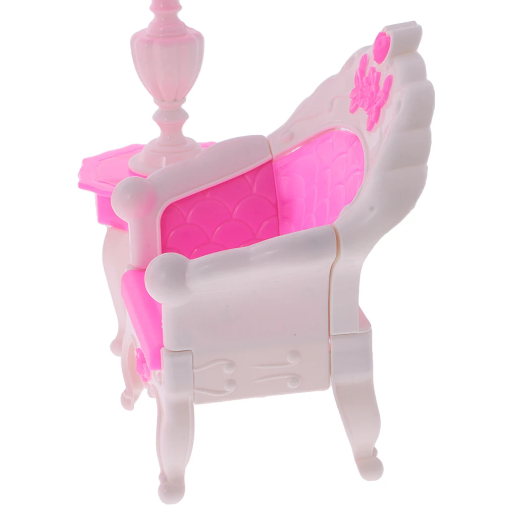 12Pieces Furniture Set Sofa Chair Lamp Tea Table for   Dolls House Toys