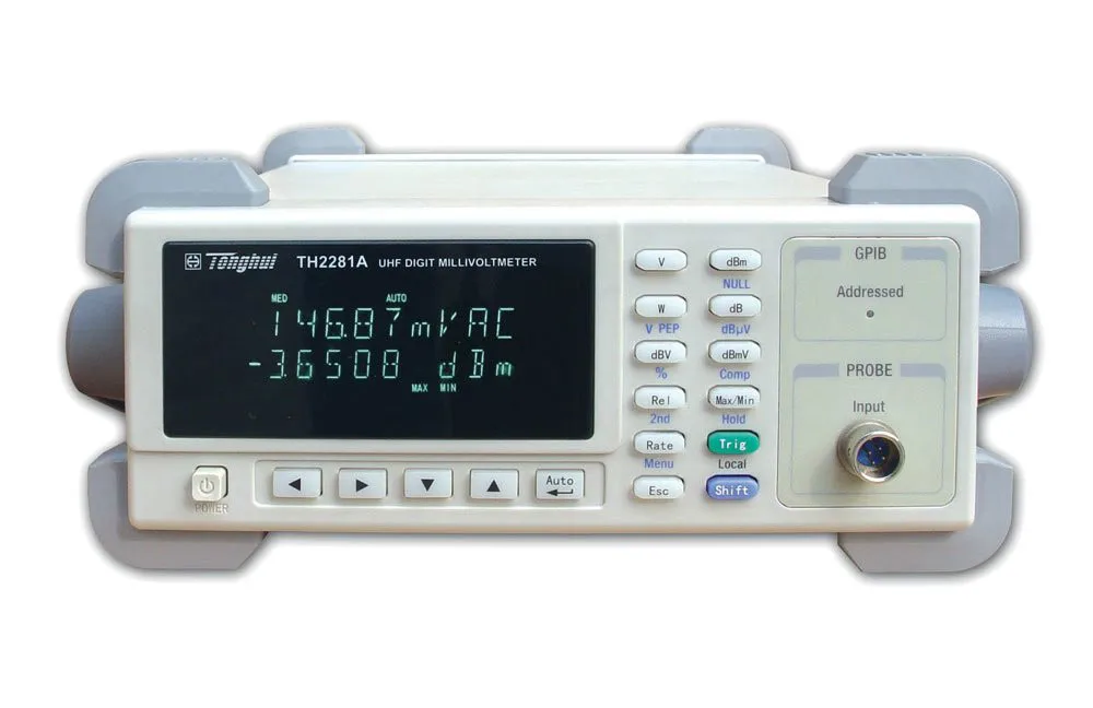 Быстрое прибытие 9 k-3000 МГц, RF (ультравысокая частота) VFD millvoltmeter TH2281A