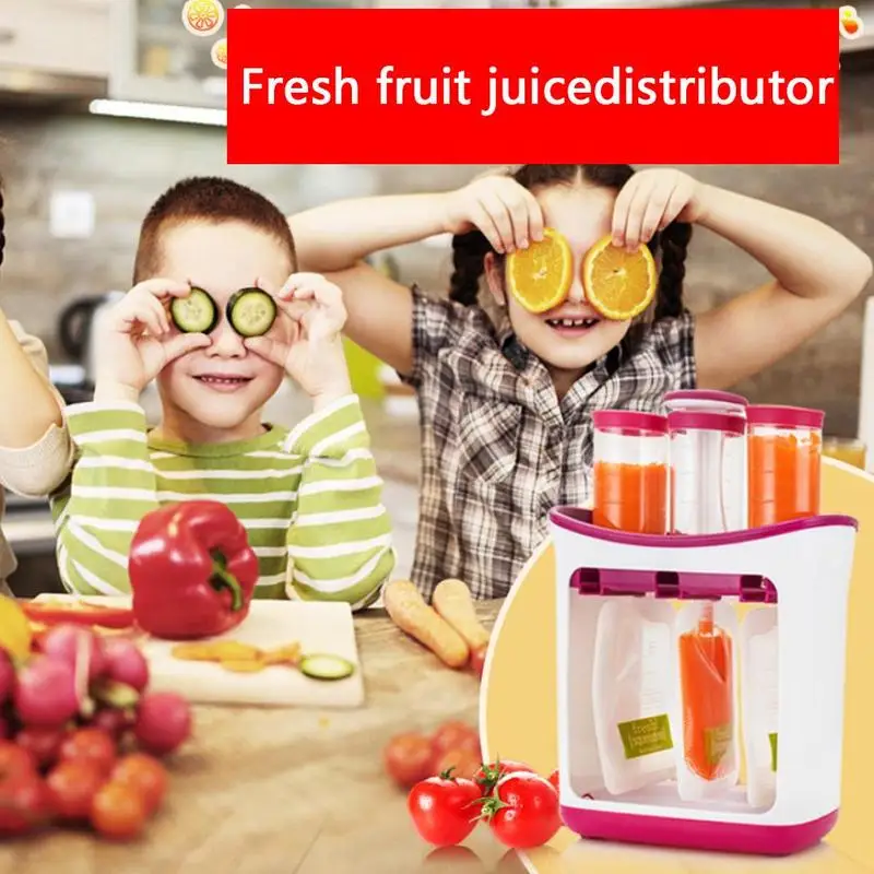 

10pcs Insulation Bags+ Food Grinder Baby Food Maker Feeding Containers Storage Supplies Toddler Food Pouche Fresh Squeezed Tool