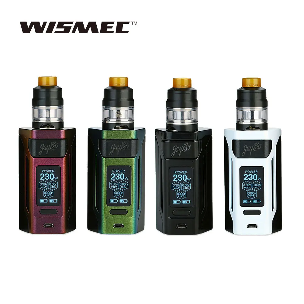 

Original Wismec Reuleaux RX2 21700 Full Kit W/ 2ml/4ml Gnome Tank Atomizer WS01/WS02 Coils Head Output 230W E-Cig Vaping Kit