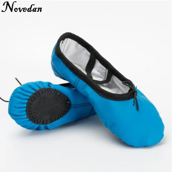 teal ballet slippers