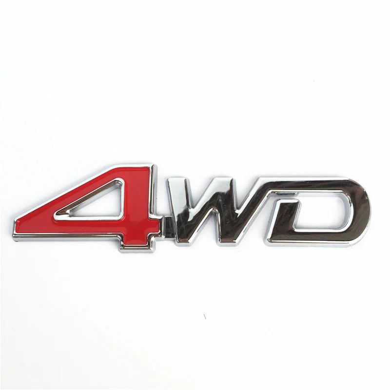 Автомобильный Стайлинг 3D хромированный металлический стикер 4WD эмблема 4X4 значок