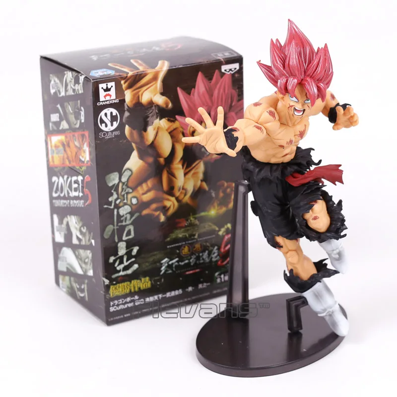 Dragon Ball Z SCultures большой Banpresto фигурка Колизей ZOKEI 5 Сон Гоку ПВХ Рисунок Коллекционная модель игрушки