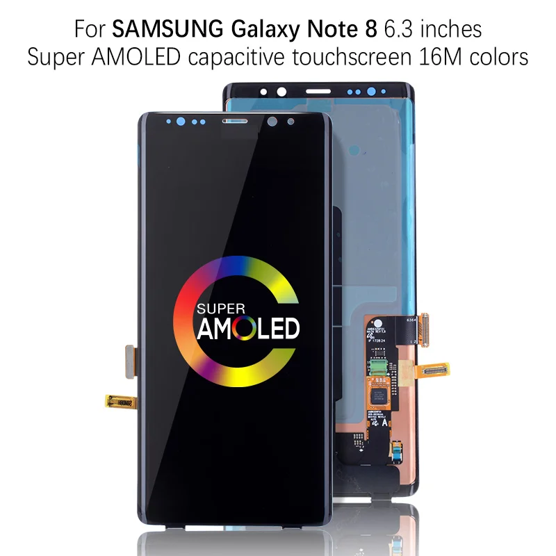 AMOLED Дисплей для Samsung Galaxy Note 8 N9500 LCD в сборе с тачскрином 6.3'' черный