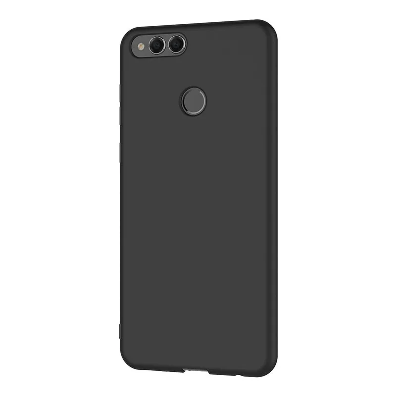 For Huawei Honor 7X Case Huawei Honor 7X Case Soft Silicone Back Cover Phone Case Honor 7 X For Huawei BND-L21 Black (2)
