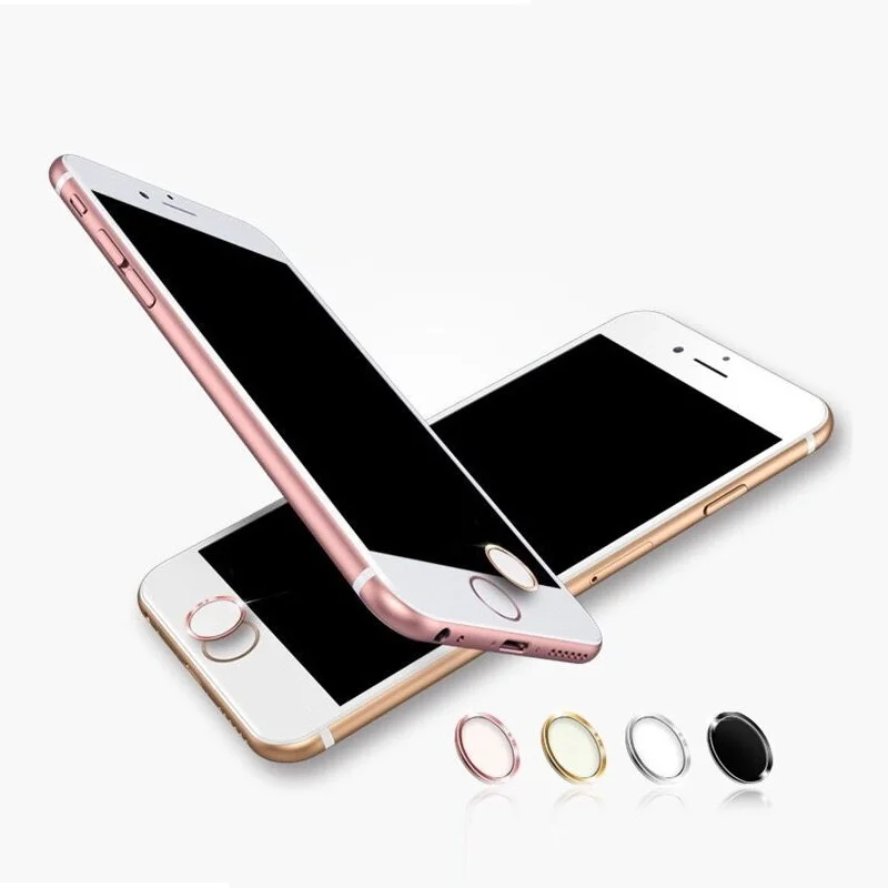 2 шт., для iPhone 8, алюминиевая, сенсорная, ID, домашняя кнопка, наклейка для iPhone 6, 6 S, 7, 8 Plus, SE, iPad, отпечаток пальца, сенсорный ключ, защитная наклейка s