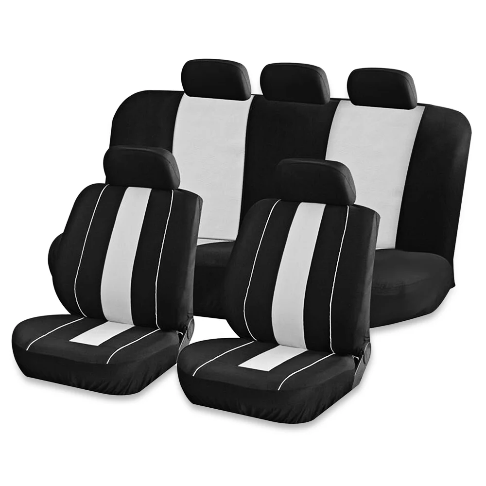 9pcs/Set TIROL T24919 Universal Car Seat Covers Headrest Cover Front