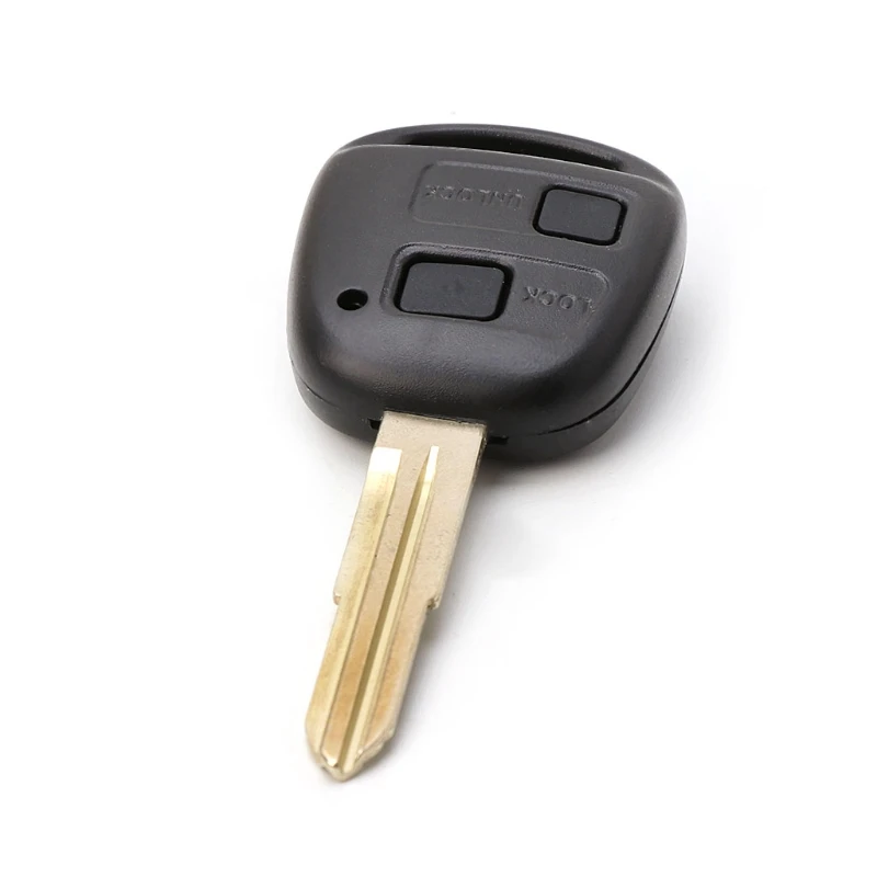 2 Buttons Remote Key Fob Case Shell Cover Replacement Fit For Toyota