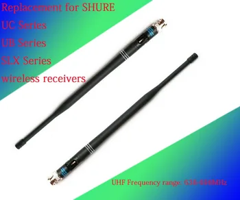 

2Pcs Pro OEM Receiver Antenna BNC Connector for Shure U4D U4C UA UHF Wireless acceptor