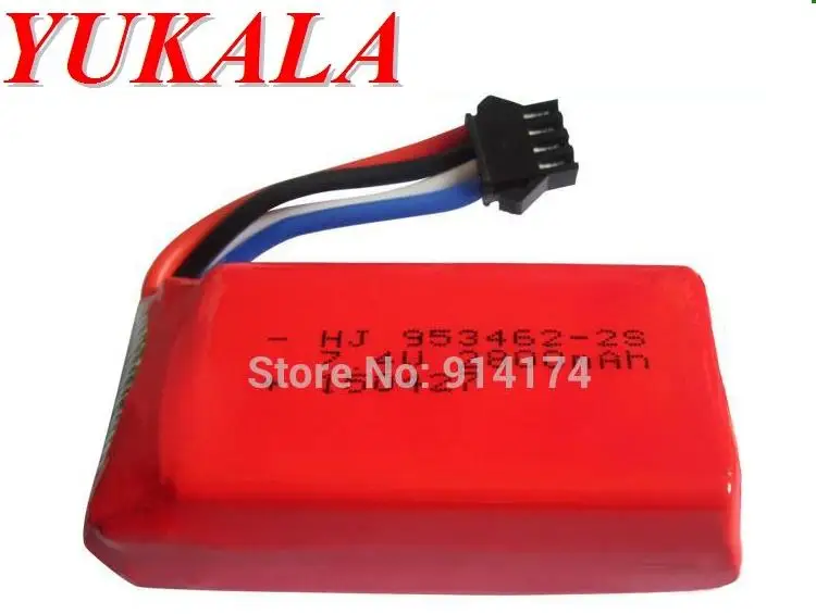 Yukala UDI902 DUI002 961 962 2.4 جرام rc سباق القوارب أجزاء 7.4 فولت 2800 مللي أمبير بطارية ليثيوم بوليمر