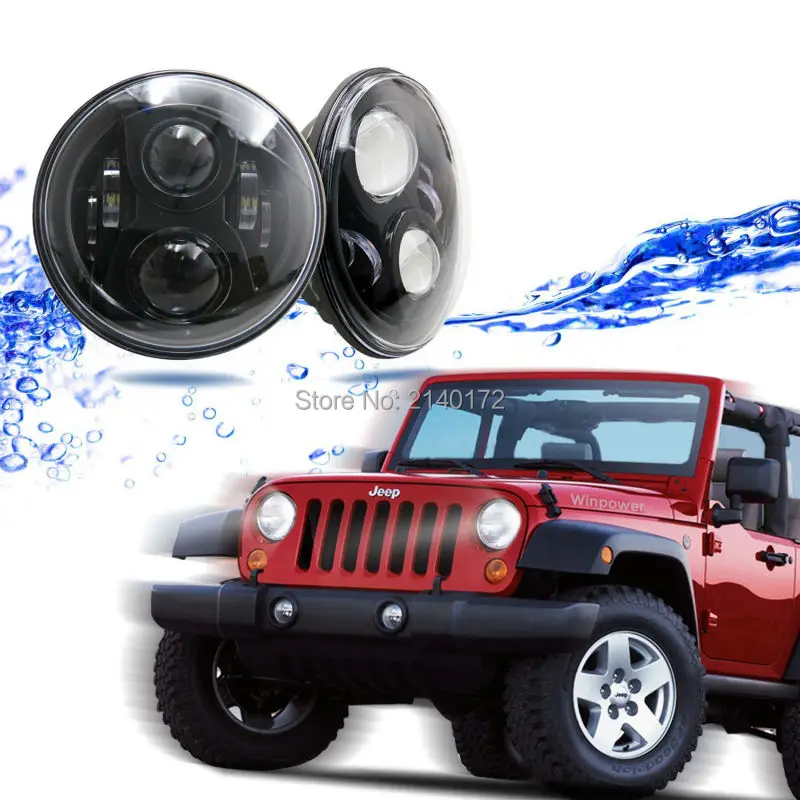 "50 Вт Привет/Lo луч двойной 7"" дюймов круглый светодиодный фары лампа для Jeep Вранглер JK, TJ в ЖЖ Хаммер Н1, Н2 налобный светодиодный проектор " "50 Вт Привет/Lo луч двойной 7"" дюймов круглый светодиодный фары лампа для Jeep Вранглер JK, TJ в ЖЖ Хаммер Н1, Н2 налобный светодиодный проектор "