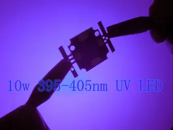 

10pcs UV ultraviolet 10W high power 10watt LED 395-405nm Light