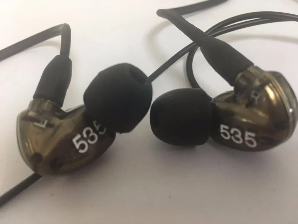 Стерео гарнитура SE535 металлик бронза в наличии Hi-Fi 3 5 мм наушники-вкладыши