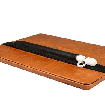 

PU Leather Case Cover Sleeve Pouch Bag for iPad Pro 9.7 Inch Apple Pencil Ballpoint Pen Touch Holder