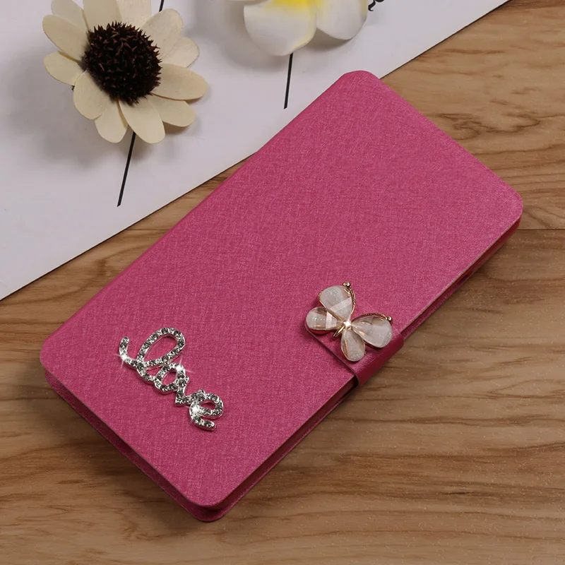 Чехол-книжка с бумажником для Xiaomi Xiomi Redmi 4 Pro 4A 4X4 чехол s из искусственной кожи для телефона Redmi4 чехол с отделениями для карт - Цвет: Rose red Love H