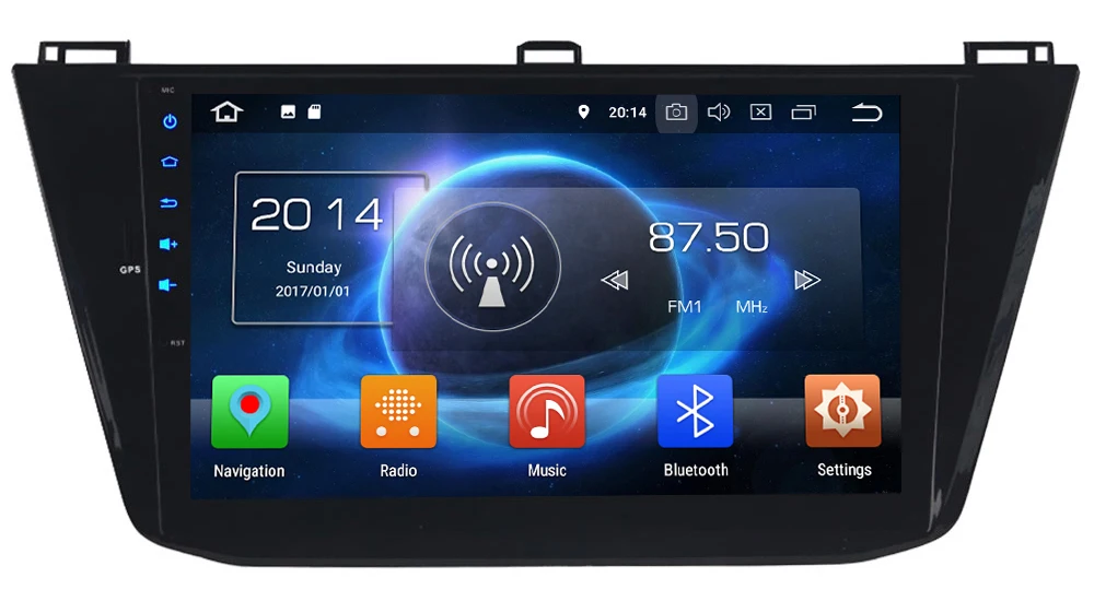 Best 4GB RAM 64GB ROM 10.1" IPS Octa Core 4G Android 8.1 Car DVD Multimedia Player Stereo Head Unit For Volkswagen Tiguan 2016-2018 0
