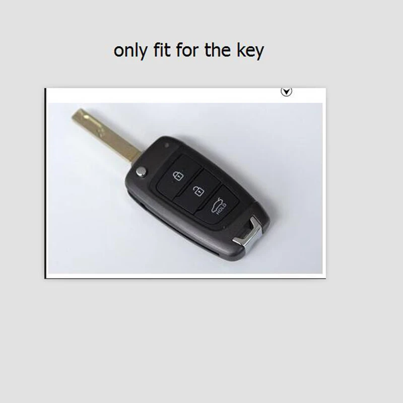 Резиновый чехол ZAD для Hyundai Elantra Solaris 2017 Santa Fe Tucson Verna i35 i40 Genesis F|car key case cover|rubber car