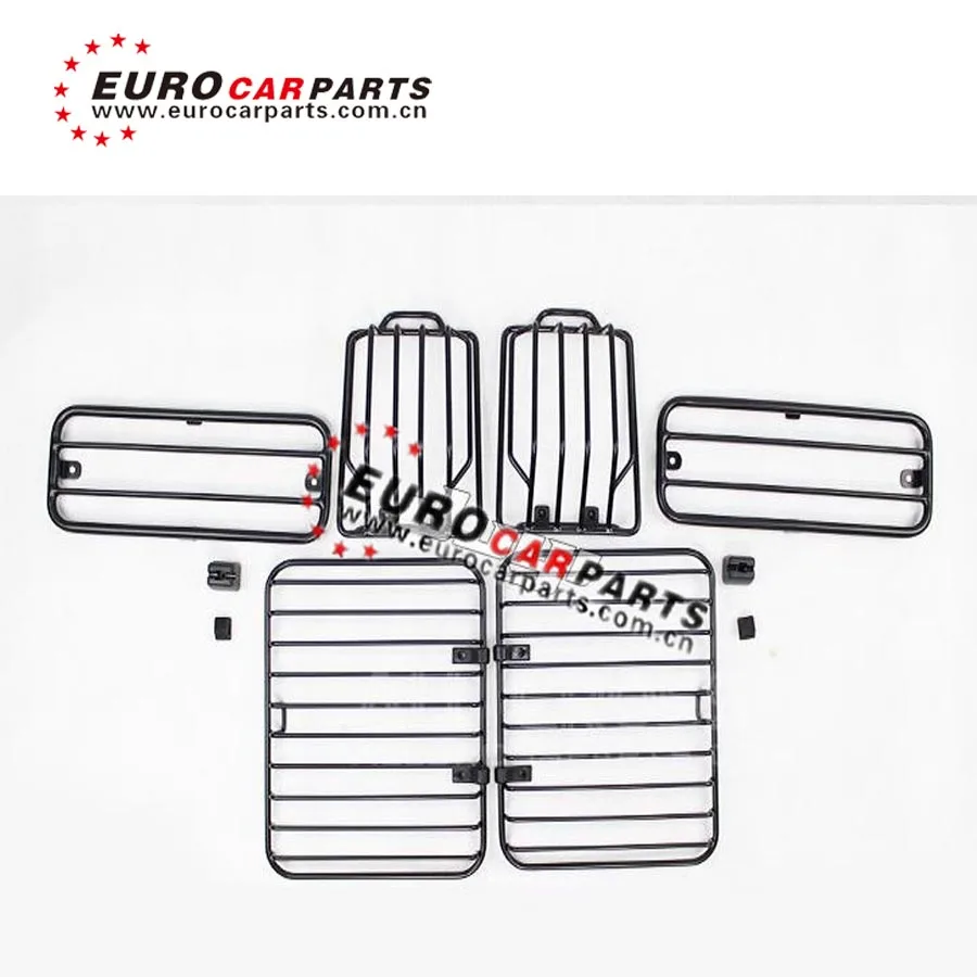 

G class w463 head lamp grill turning lights net tail lights protective frames for G350 G500 G400 G55 G63 G65 lights iron Shield