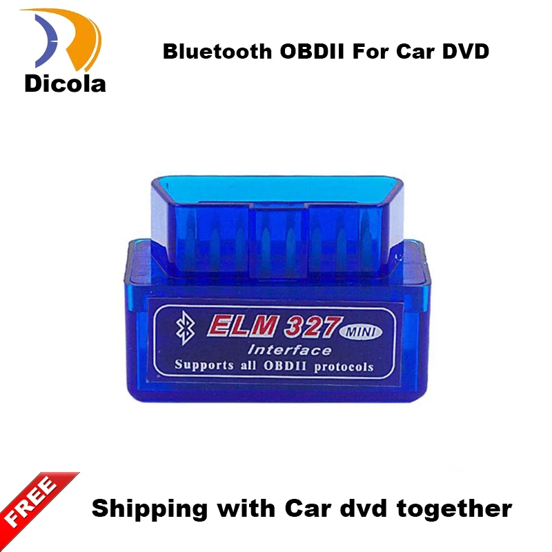 ELM327 Mini ELM 327 V2.1 OBD2 Bluetooth Interface Auto Scanner obd ii Diagnostic Tool works on Android Windows Symbian