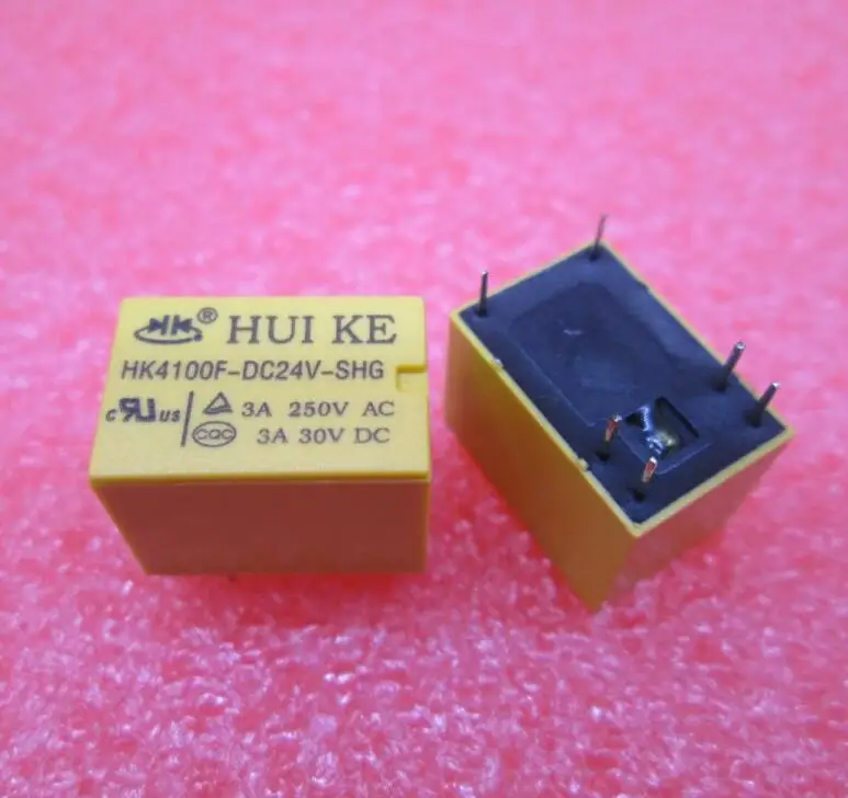 

HOT NEW telecommunications 24V relay HK4100F-DC24V-SHG HK4100F-24VDC-SHG HK4100FDC24VSHG 24V DC24V 24VDC 3A 250VAC 6PIN