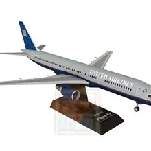 Boeing 757 самолет 3D бумажная модель DIY ручной класс трехмерная игрушка оригами Бумажная модель