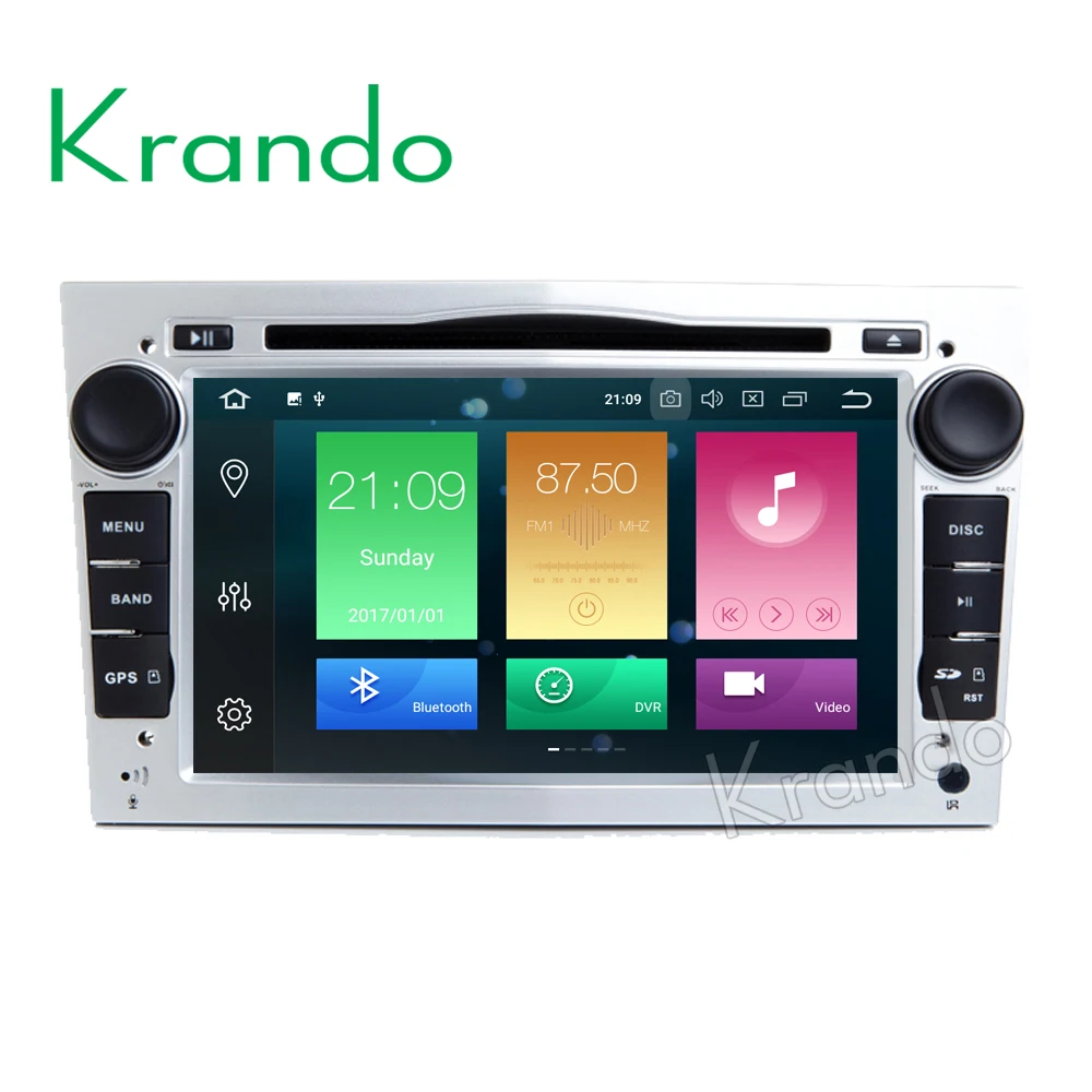 Krando Android 8,0 Amazon Kindle Fire 7 ''автомобиль радио для Защитные чехлы для сидений, сшитые специально для OPEL Astra H Corsa Vivaro Meriva Zafira B Omega Tigra Quad плеер gps навигации