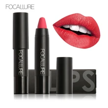 איפור שפתי Focallure מט קטיפה עיפרון שפתון שפות Batom שפתון עמיד למים גוון קרם לחות גלוס פיגמנט קוסמטיקה