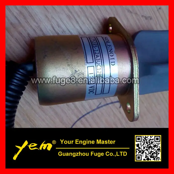 4TNE94 shutdown solenoid YANMAR