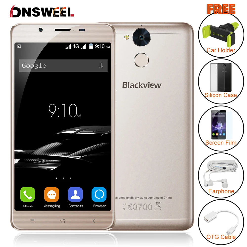 Blackview P2 Cell phone 4GB RAM 64GB ROM Android 6 0 smartphone MT6750T Octa Core 5