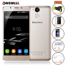 Blackview P2 téléphone portable 4 GB RAM 64 GB ROM Android 6.0 smartphone MT6750T Octa Core 5.5 pouce FHD 6000 mAh Mobile Téléphone 13MP caméra