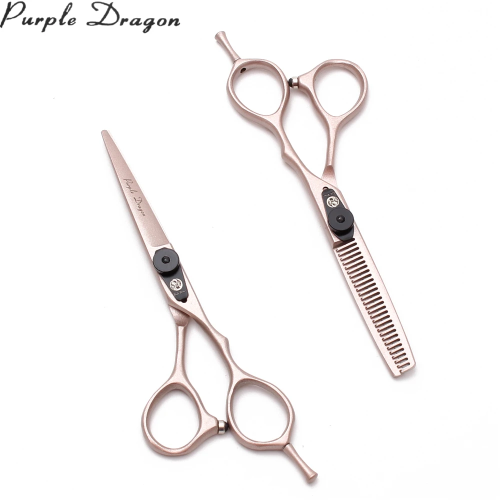 

Hairdressing Scissors Z9015 5.5" 440C Rose Gold Hair Cutting Shears Barber Thinning Shears Hair Scissors Professional Scissors