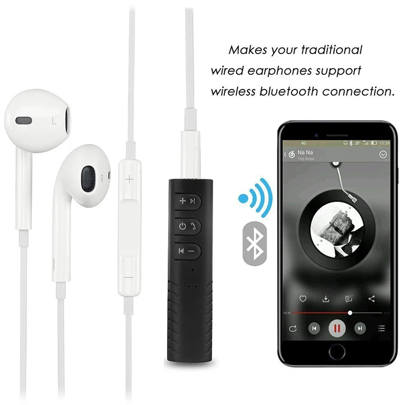 HAMNOL мини беспроводной V4.1 Bluetooth музыкальный приемник адаптер передатчик 3 5 мм