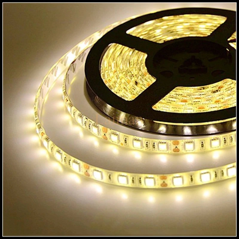 

IP65 Waterproof LED Strip 5050 SMD fiexible light 60Led/m 5m/lot DC12V,White,Warm white,Red,Green,Blue,Yellow,RGB