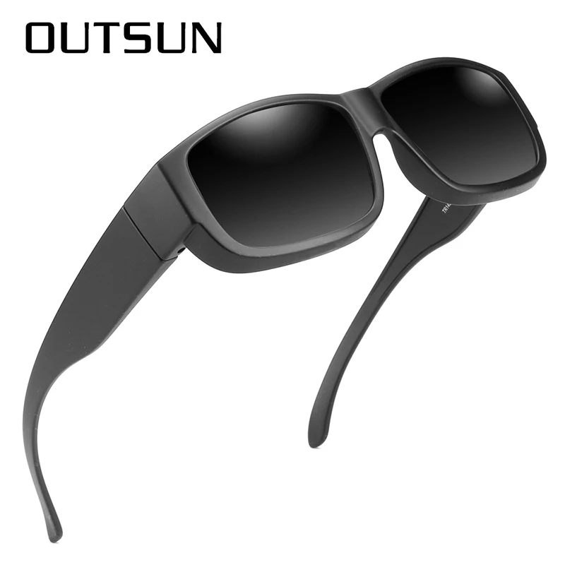 OUTSUN бренд поляризованных солнцезащитных очков UV400 надеть очки для Для мужчин и