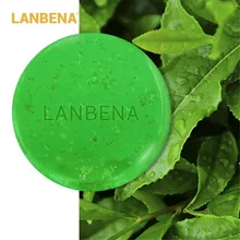 LANBENA 24 K золотое мыло ручной работы чайное дерево эфирное масло Очищение лица лечение акне, увлажнение удаления угрей против старения