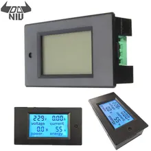DANIU 1 шт. AC 80~ 260V 20A 4500W модуль монитора питания измерение напряжения тока AC метр Панель ЖК-экран полный дисплей